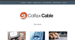 Desktop Screenshot of colfaxcable.com